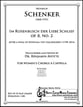 Im Rosenbusch der Liebe schlief, Op. 8, No. 2 SSAA choral sheet music cover